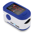 500BL Fingertip Pulse Oximeter Blood Oxygen Saturation Monitor with Batteries Included (Navy Blue)