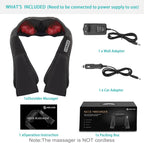 Back and Neck Massager, Back Massager Deep Tissue Kneading Neck and Shoulder Massage with Heat
