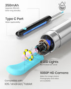 Removal Tool for Ear - Spade Ear Canal Cleaner with Camera 1080P Earscope