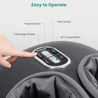 Foot Massager with Heat, FSA Eligible Deep Kneading Therapy Air Compression