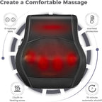 Neck and Back Massager for Pain Relief Deep Tissue with Heat, Shiatsu Shoulder Massager
